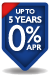 5 Years 0%